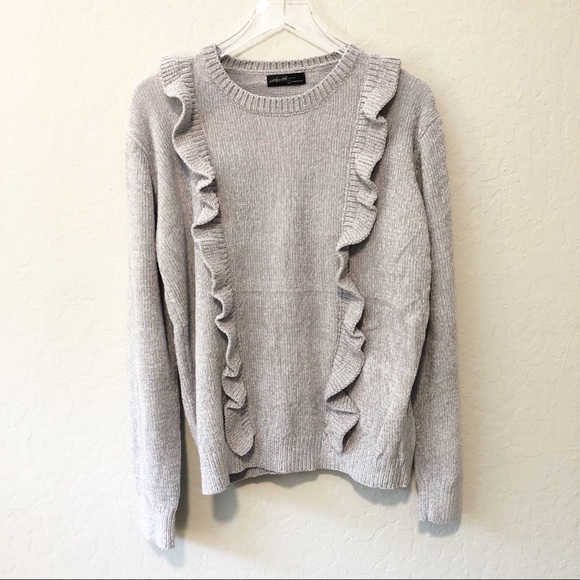 VICI chenille ruffle trim sweater - Picture 6 of 7